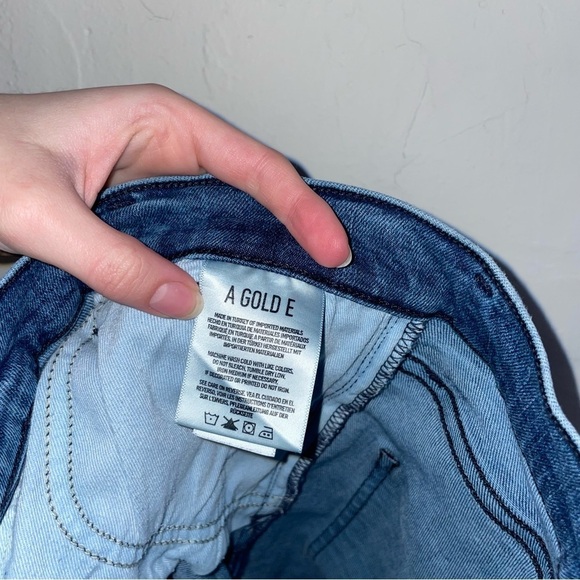 Agolde Sophie Spell Cropped Distressed Skinny Jeans - Picture 7 of 8